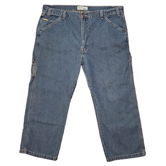 Levi's Other - Levi's Signature Workwear Carpenter 44x30 (Meas 44x29.5 14" Rise) Dark Jeans A19